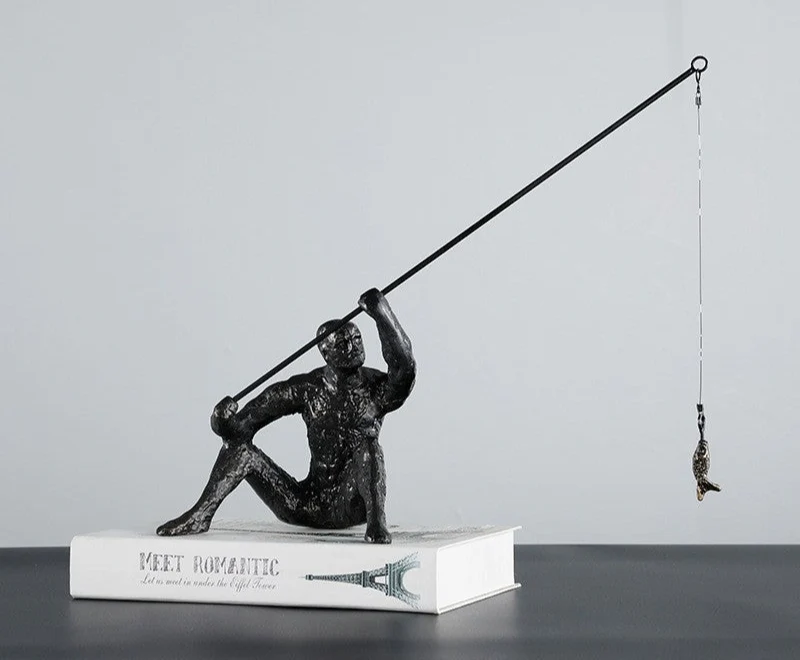 Fishermanâs Serenity Sculpture