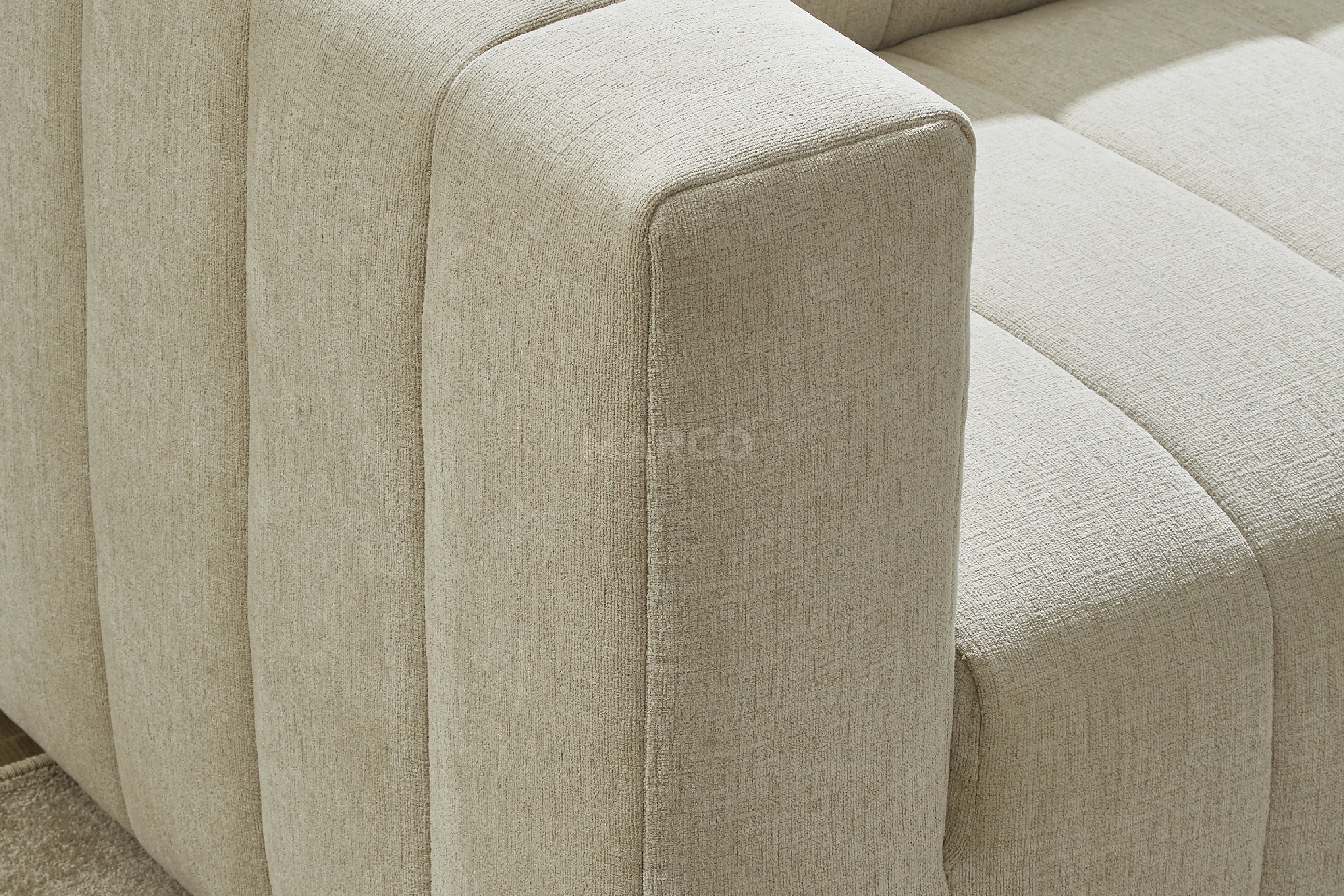Amsterdam Modular Corner Lounge - Contemporary Fabric Sectional Sofa - Image 12