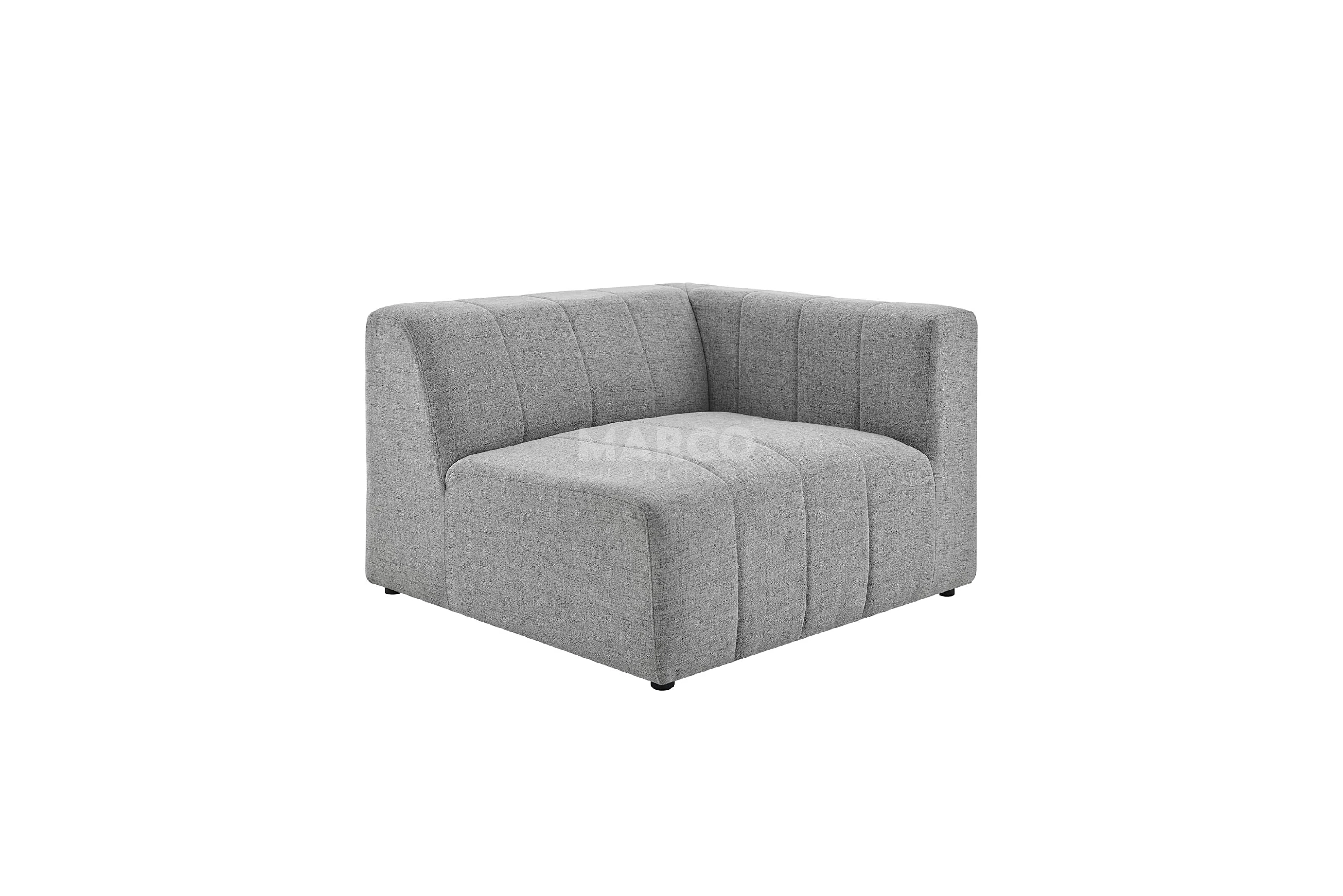 Amsterdam Modular Corner Lounge - Contemporary Fabric Sectional Sofa - Image 16