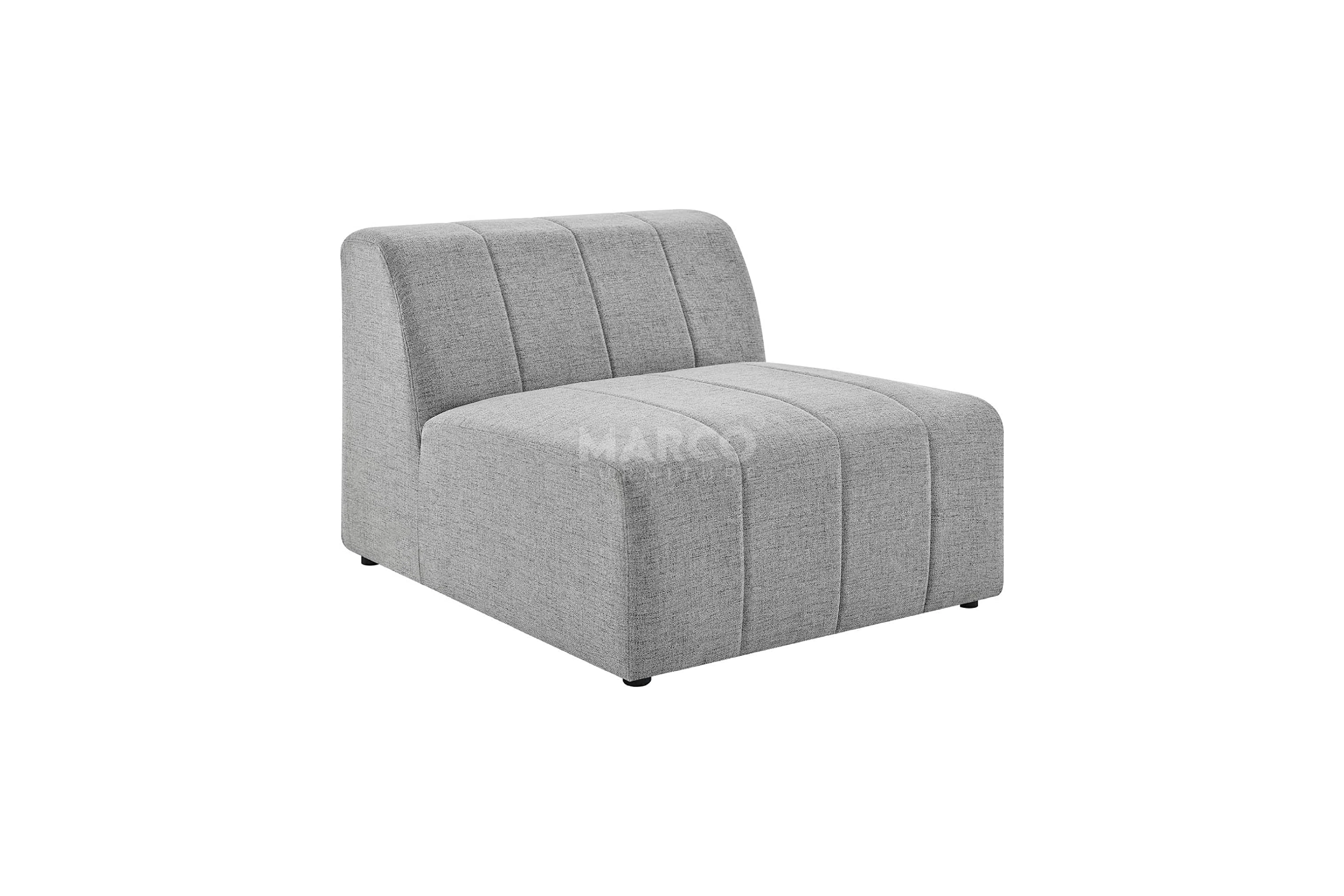 Amsterdam Modular Corner Lounge - Contemporary Fabric Sectional Sofa - Image 18