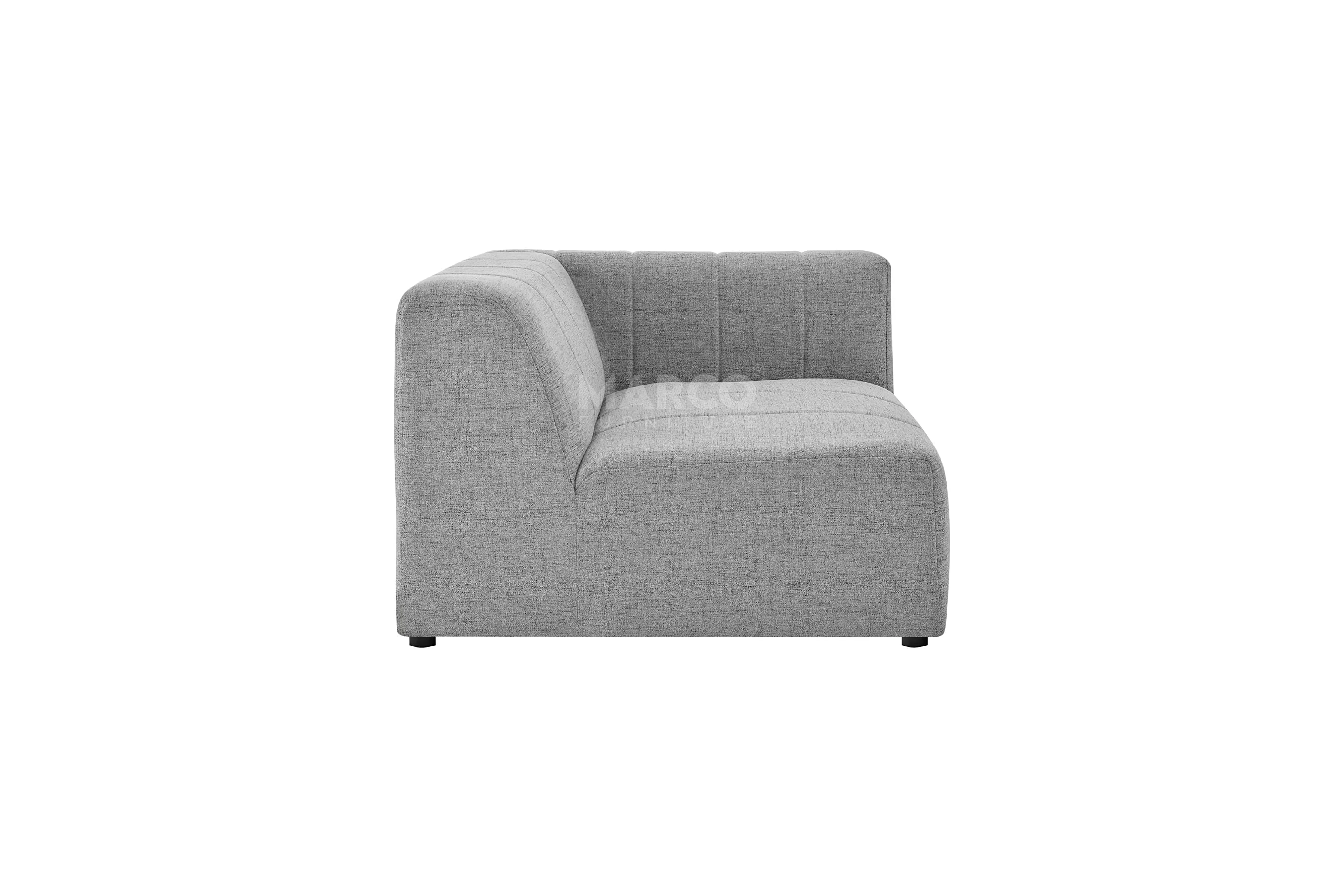 Amsterdam Modular Corner Lounge - Contemporary Fabric Sectional Sofa - Image 19