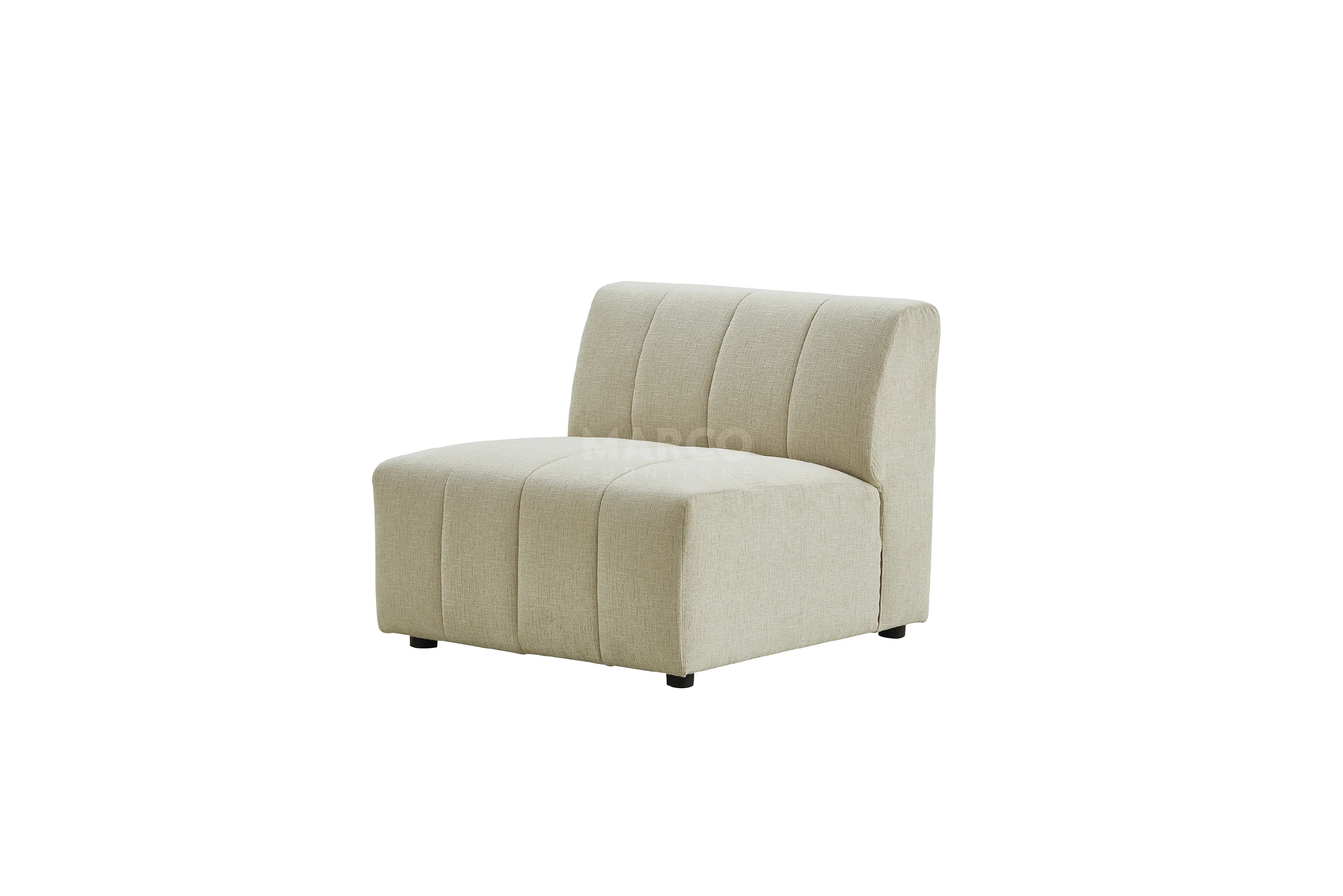 Amsterdam Modular Corner Lounge - Contemporary Fabric Sectional Sofa - Image 26