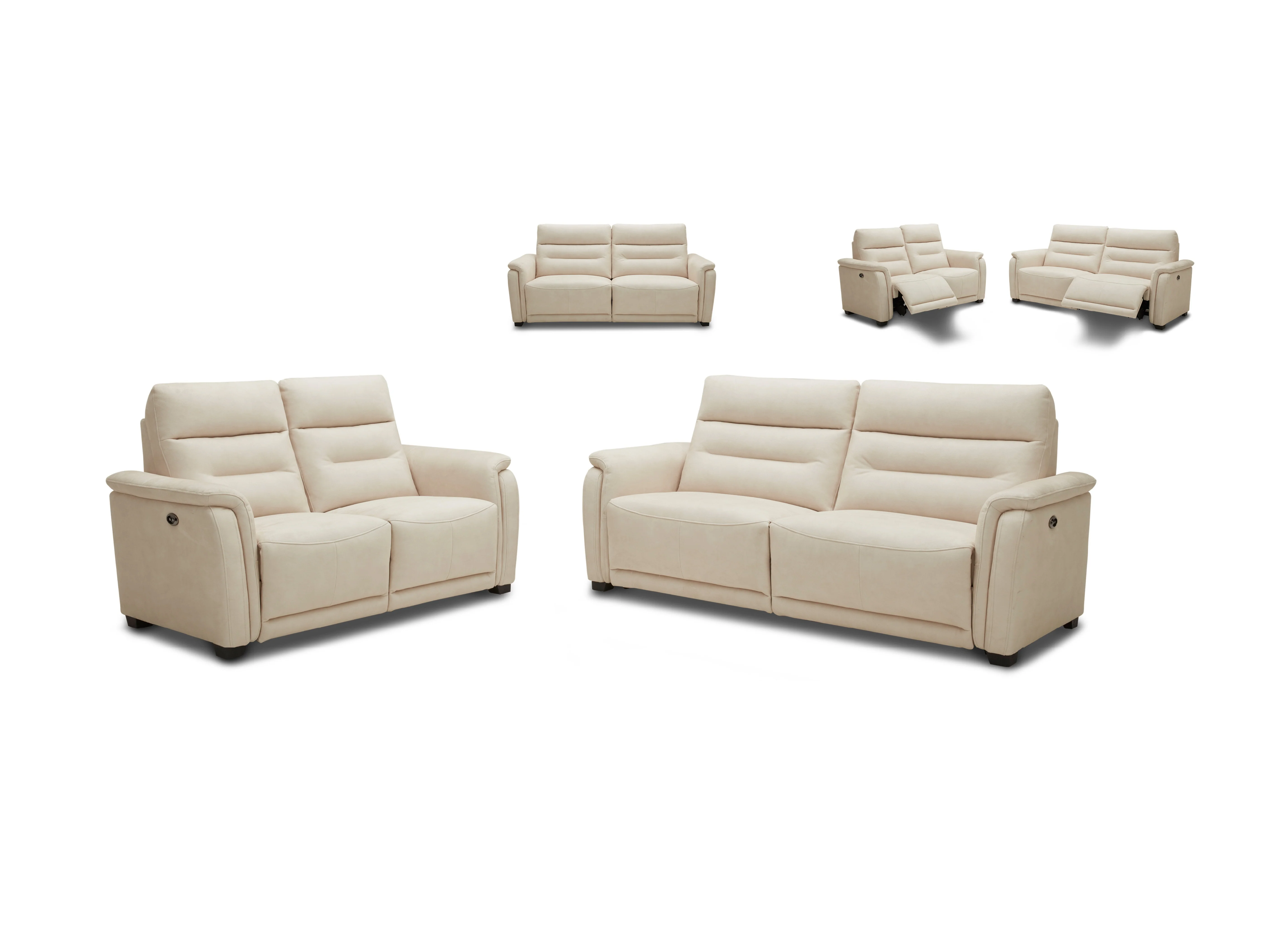 Arena Leather Recliner Lounge – Electric Reclining Sofa - Image 3