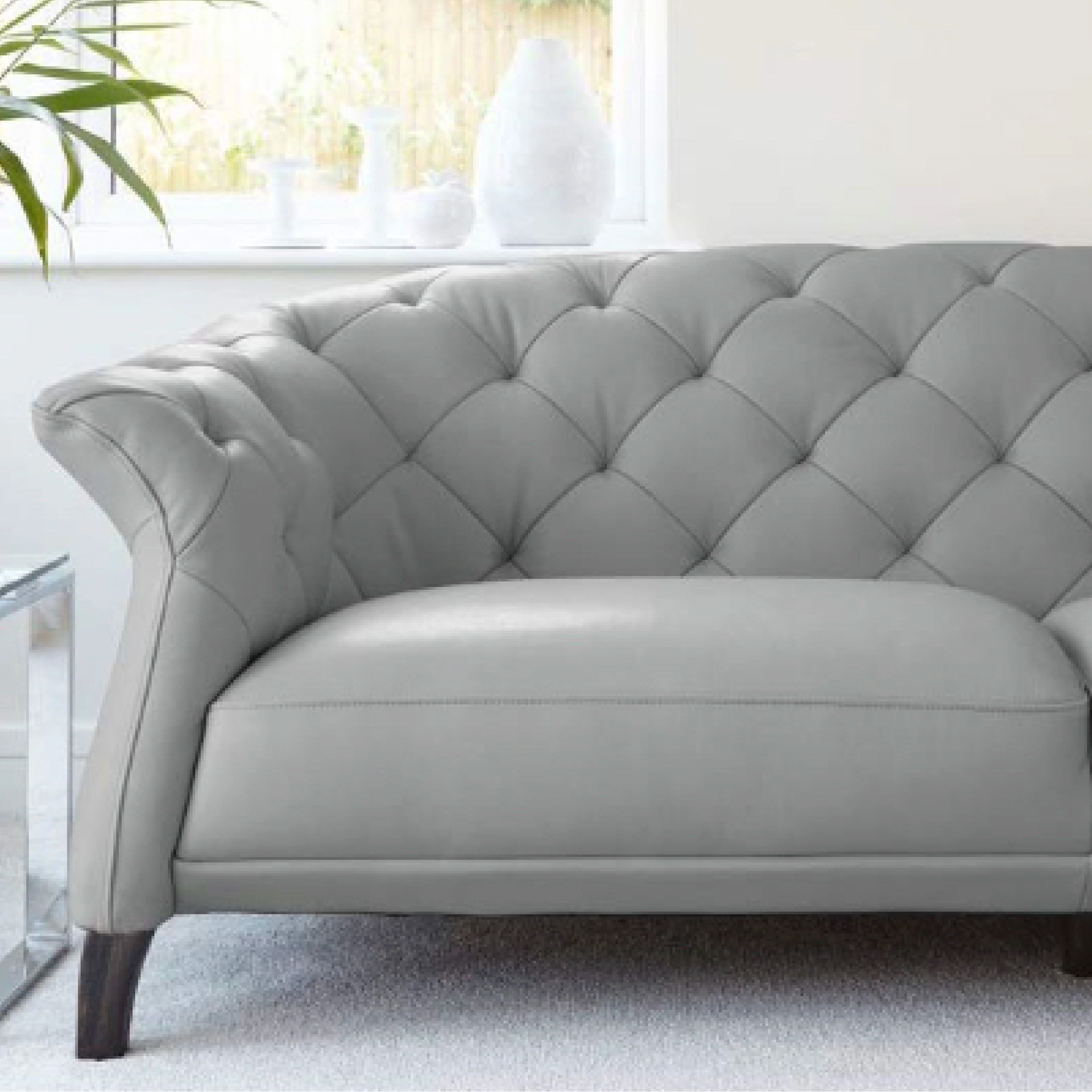 Brixton Chesterfield Leather Sofa – Tufted Design - Image 15
