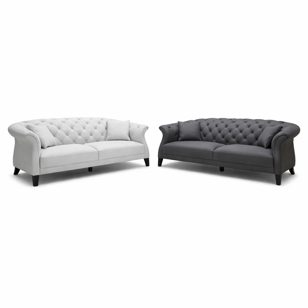 Brixton Chesterfield Leather Sofa – Tufted Design - Image 20