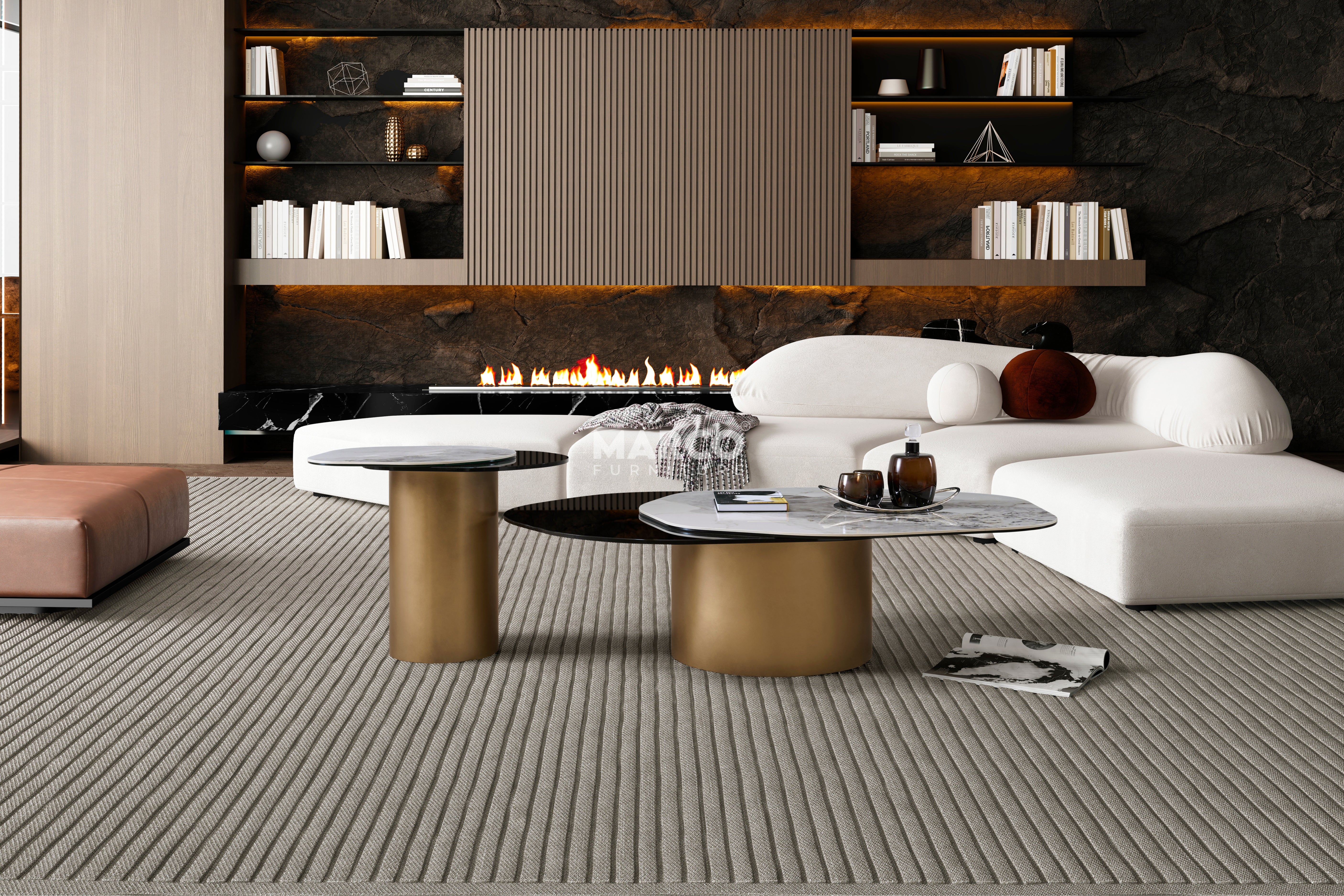 Capri Sintered Stone Coffee Table - Image 2