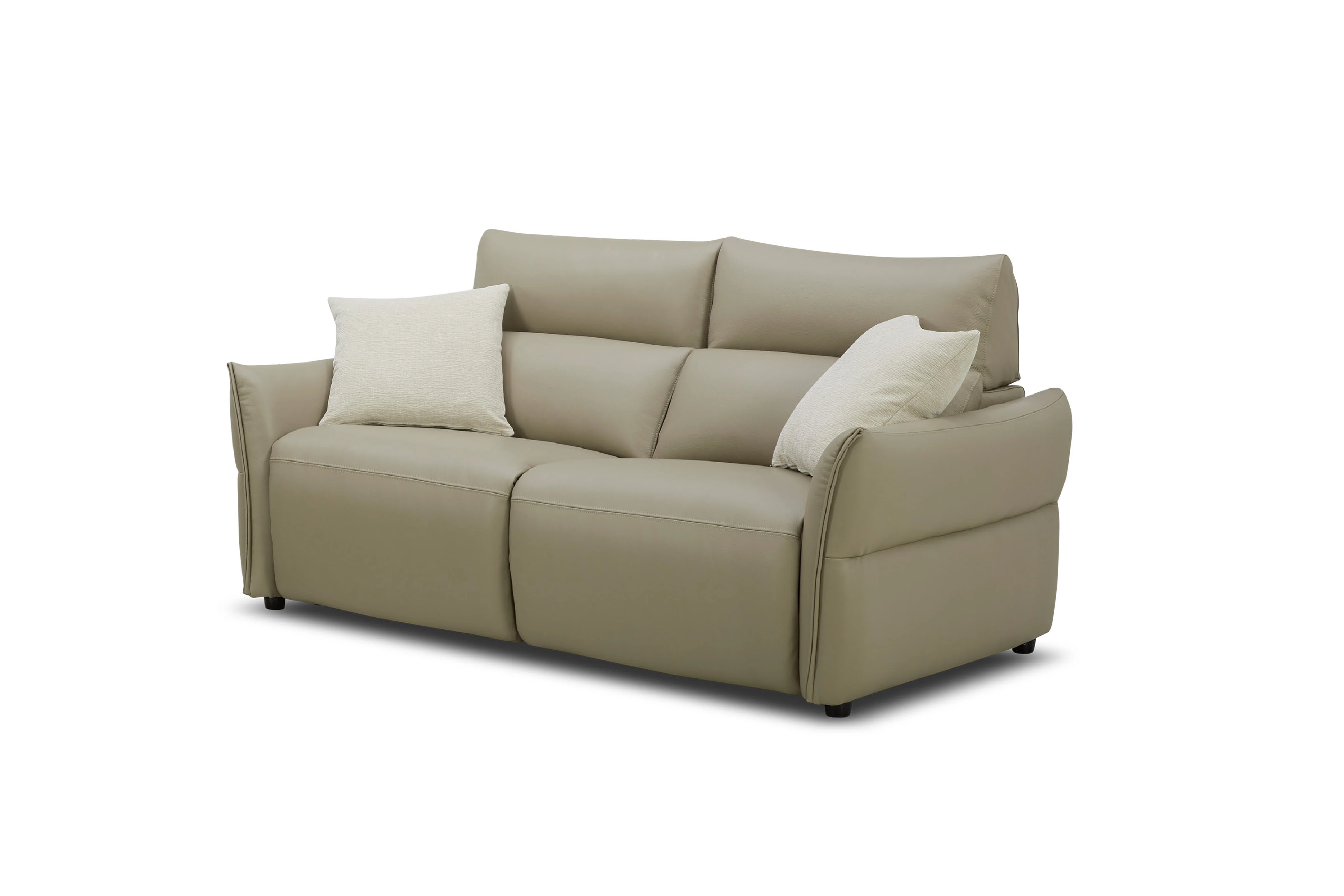 Cyprus Leather Recliner Sofa with Adjustable Headrests - Image 5