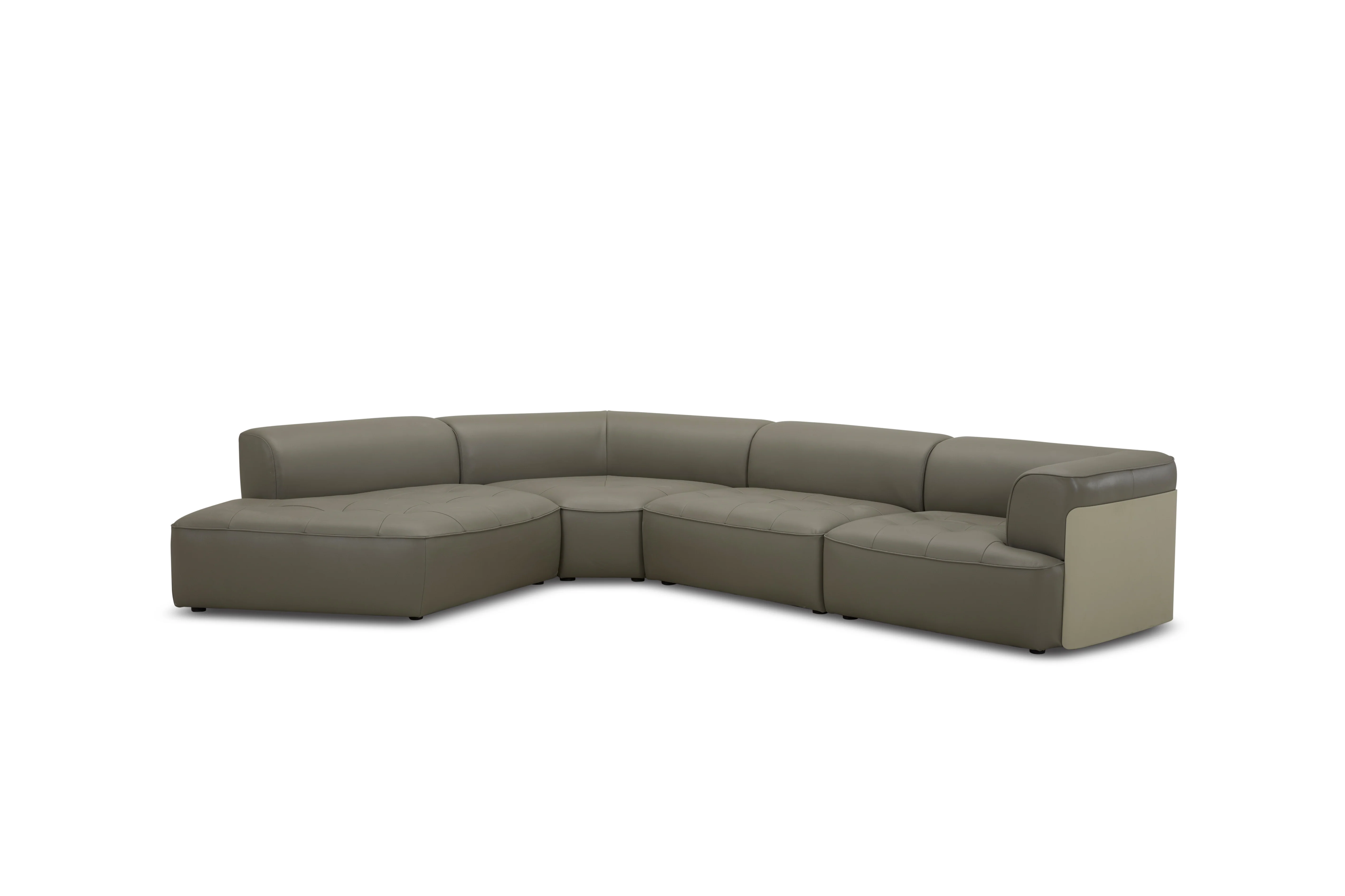 Emporium Modular Chaise Lounge – Premium Leather Corner Sofa - Image 6