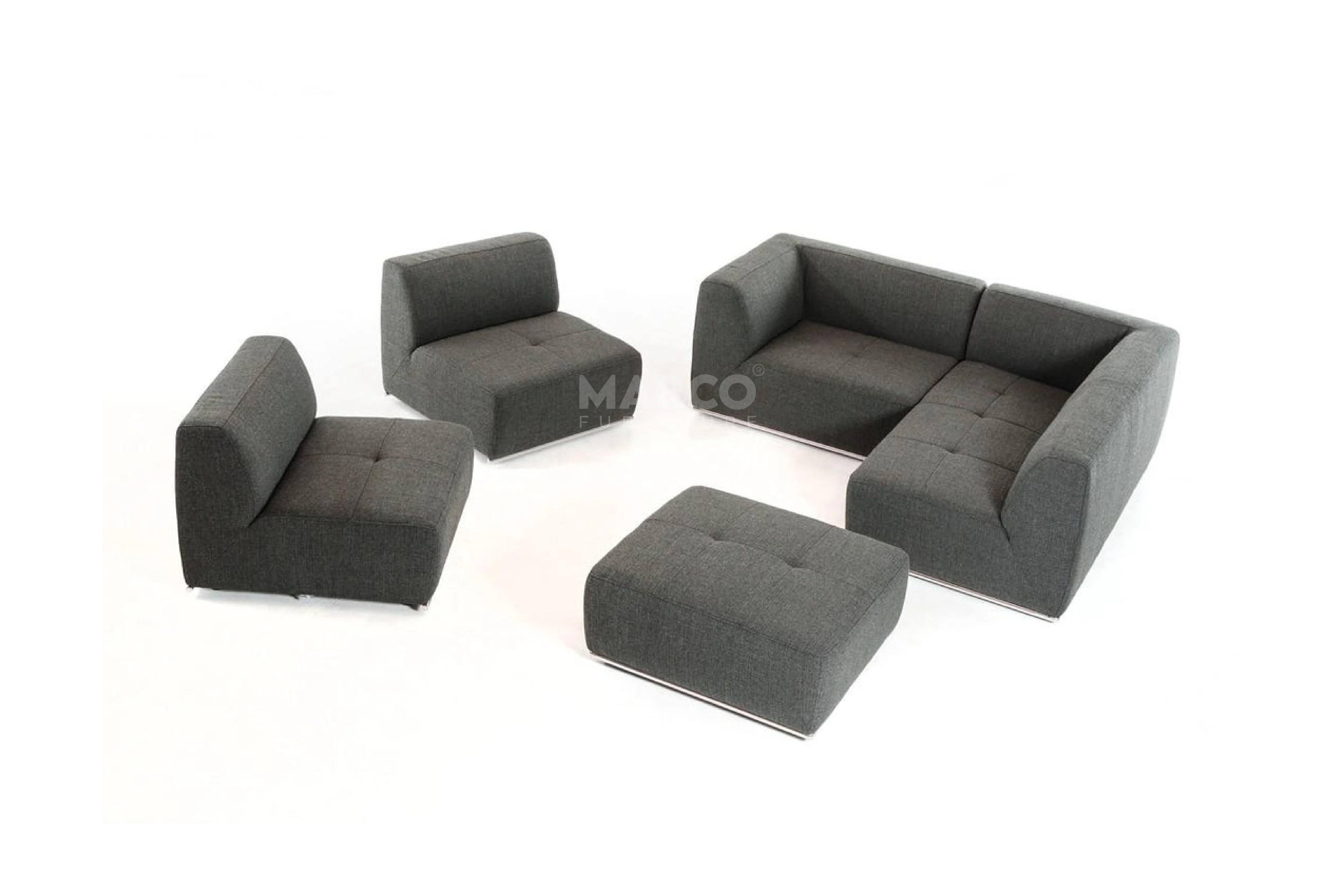 Florence Modular Lounge Sofa ā Low Profile Sectional with Ottoman - Image 11