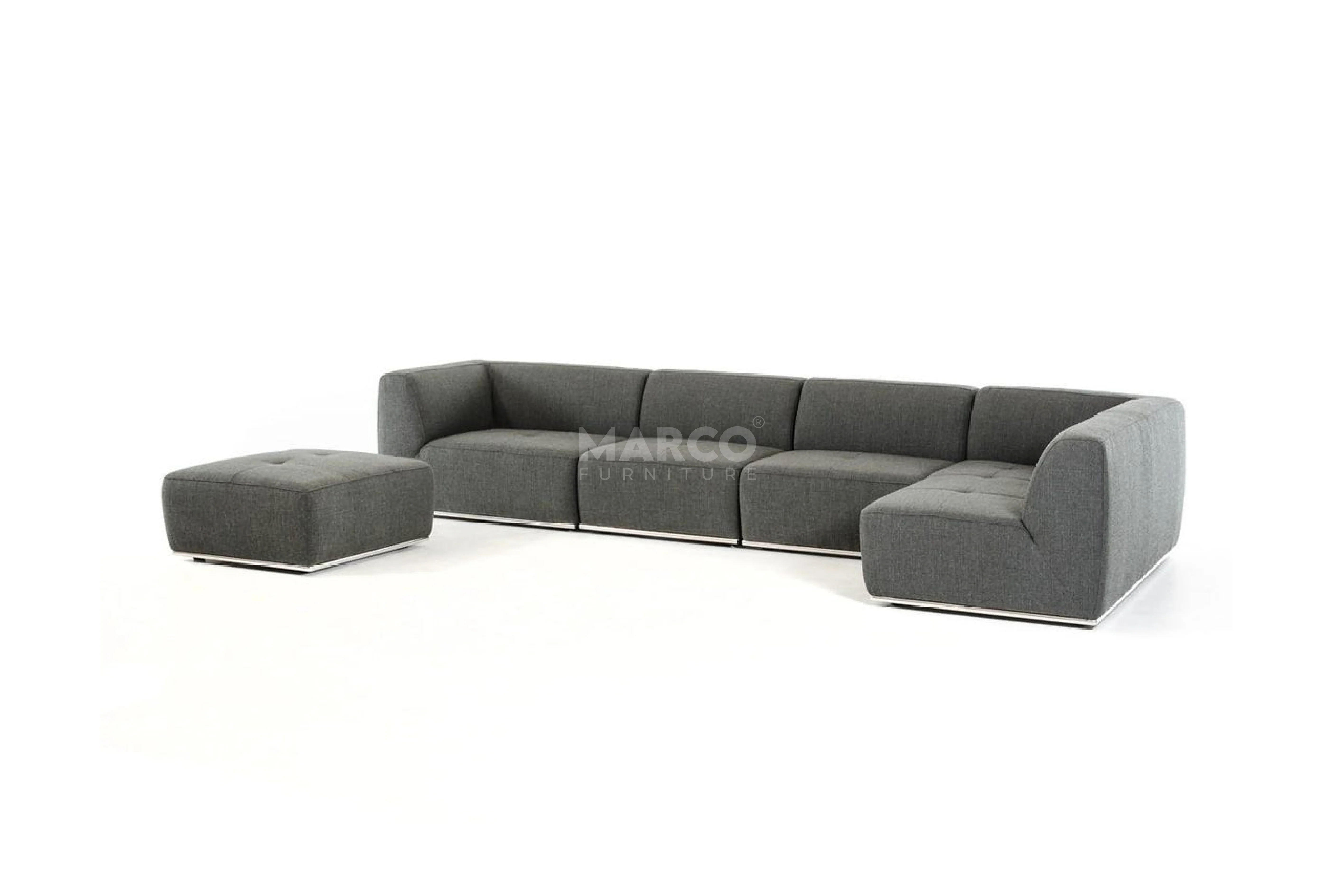 Florence Modular Lounge Sofa ā Low Profile Sectional with Ottoman - Image 9