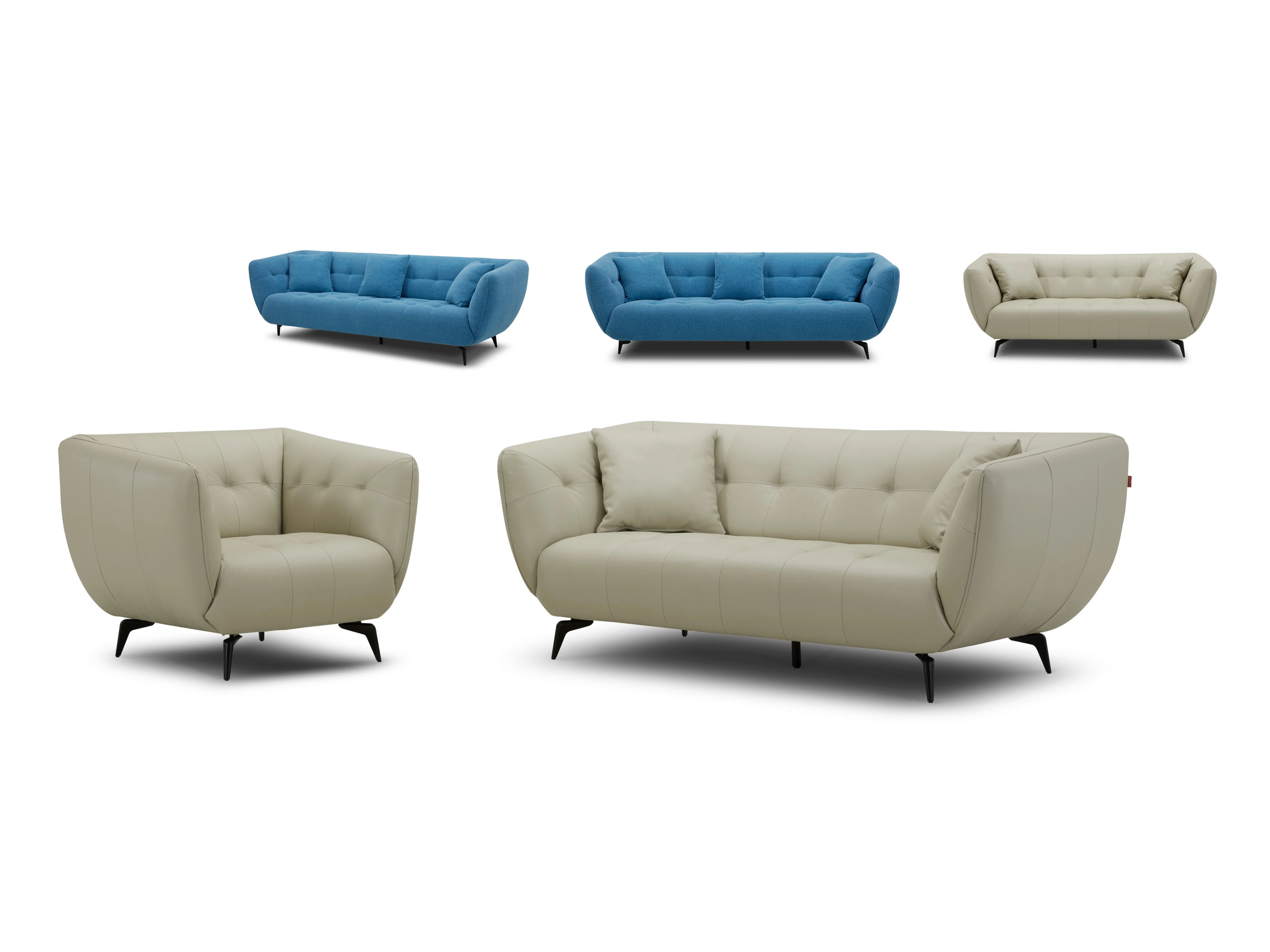 Gloria Chesterfield Leather Sofa ā Premium Leather Lounge Sofa - Image 4