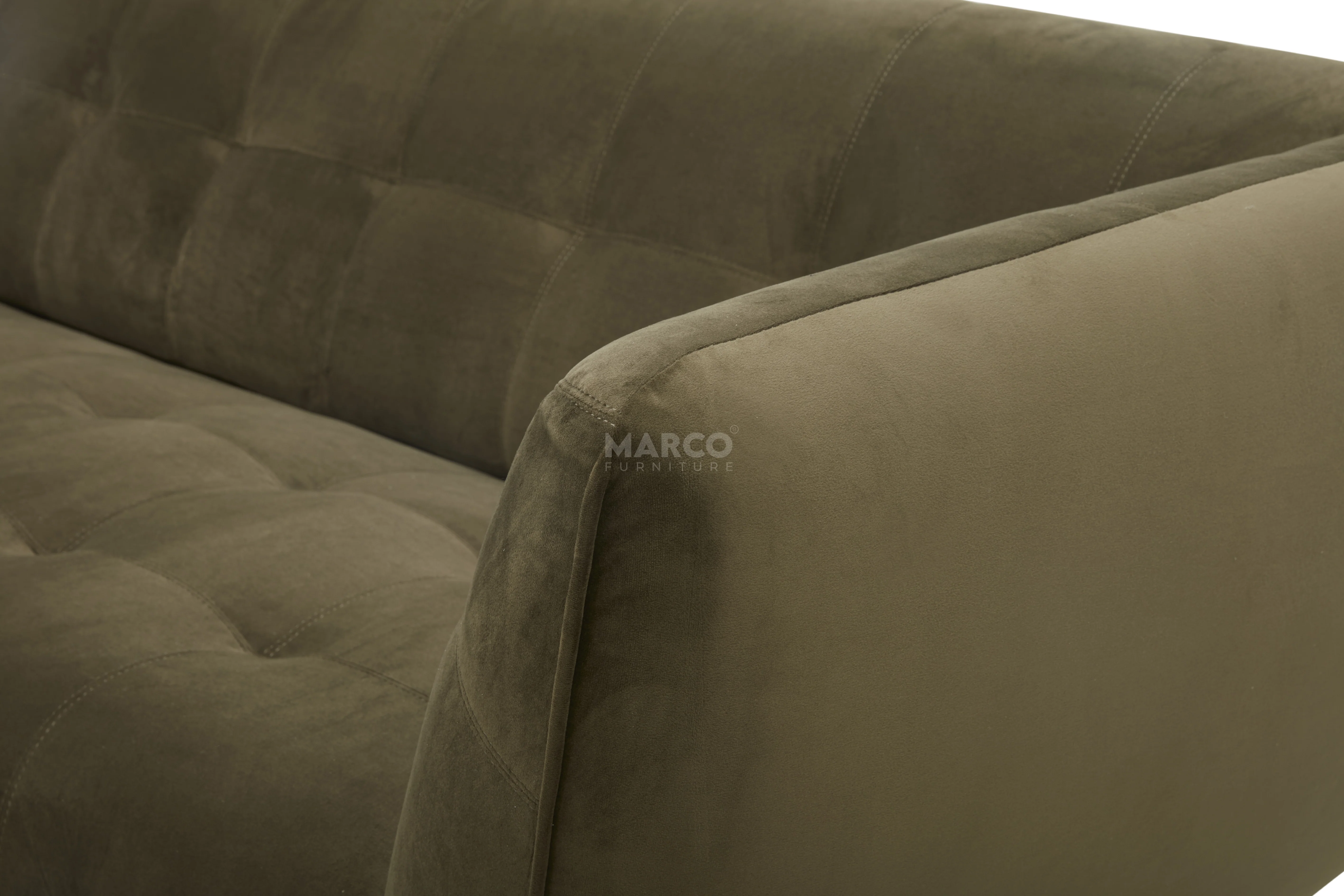 Gloria Velvet Chesterfield Sofa β Modern Velvet Couch - Image 22