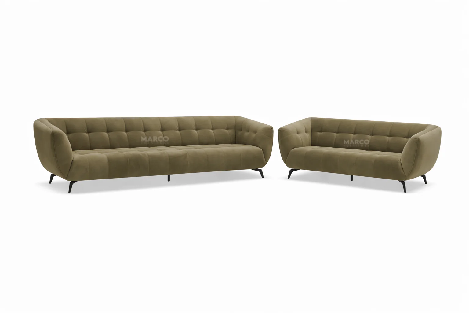 Gloria Velvet Chesterfield Sofa β Modern Velvet Couch - Image 28