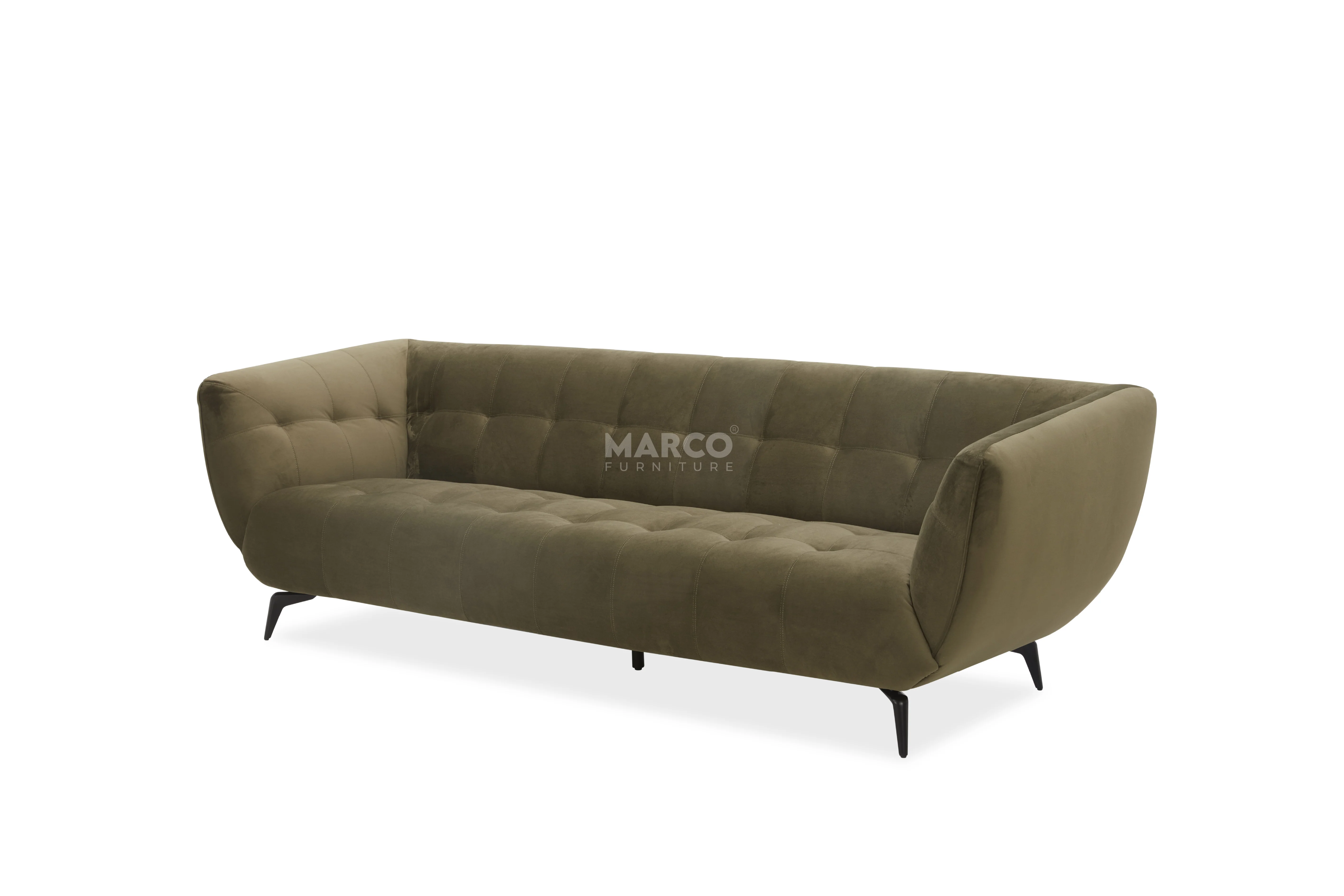 Gloria Velvet Chesterfield Sofa β Modern Velvet Couch - Image 8