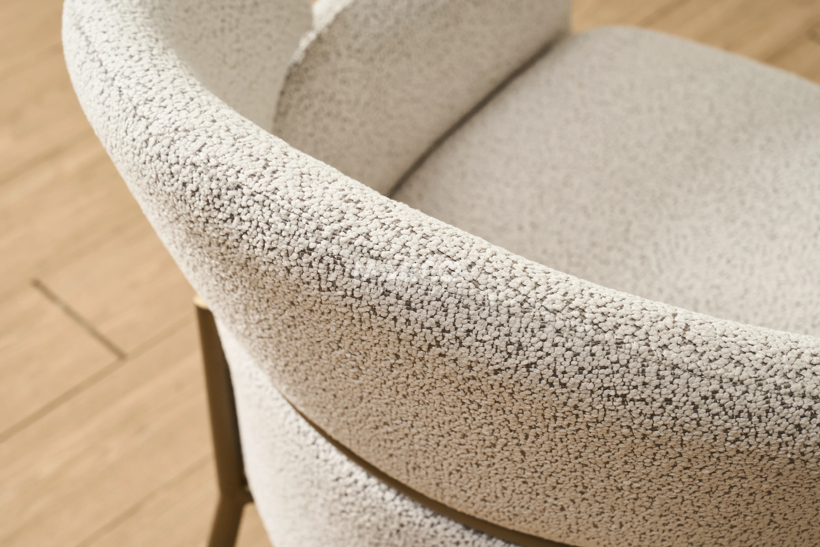 Hallie Boucle Dining Chair β Modern Upholstered Dining Seat - Image 7