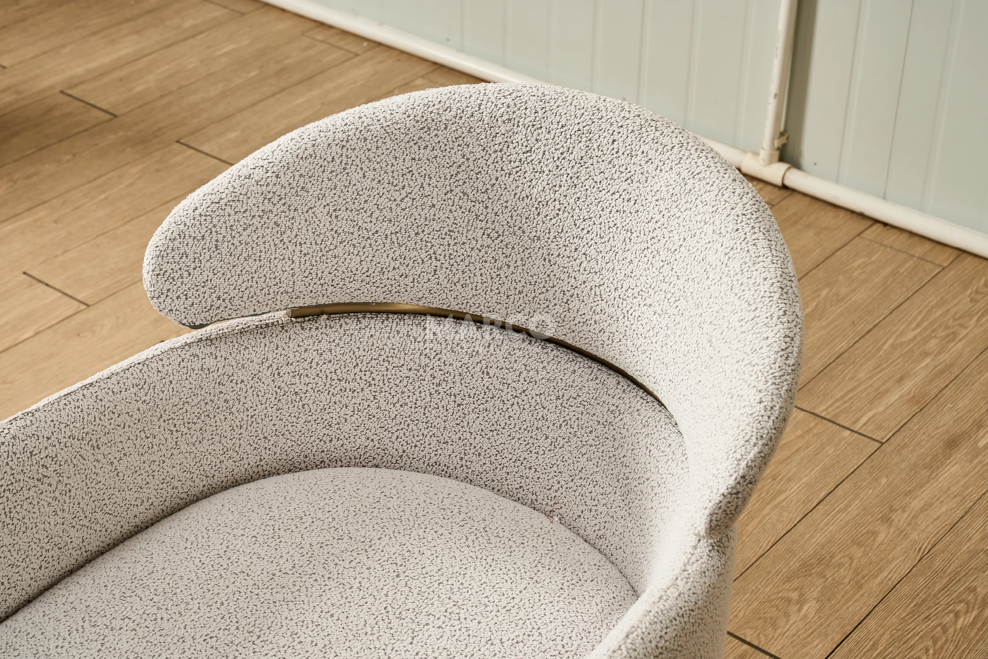 Hallie Boucle Dining Chair β Modern Upholstered Dining Seat - Image 8