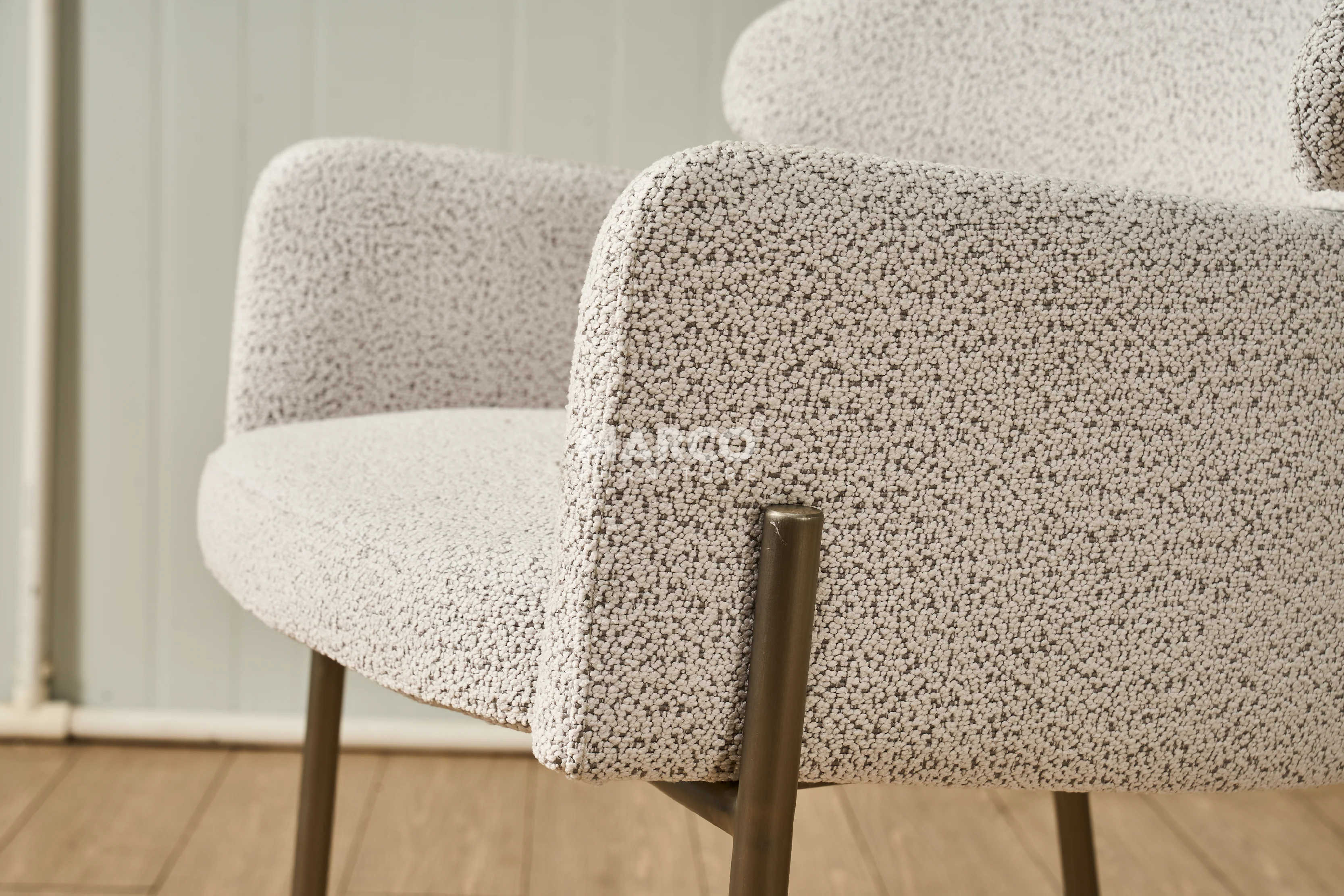 Hallie Boucle Dining Chair β Modern Upholstered Dining Seat - Image 9