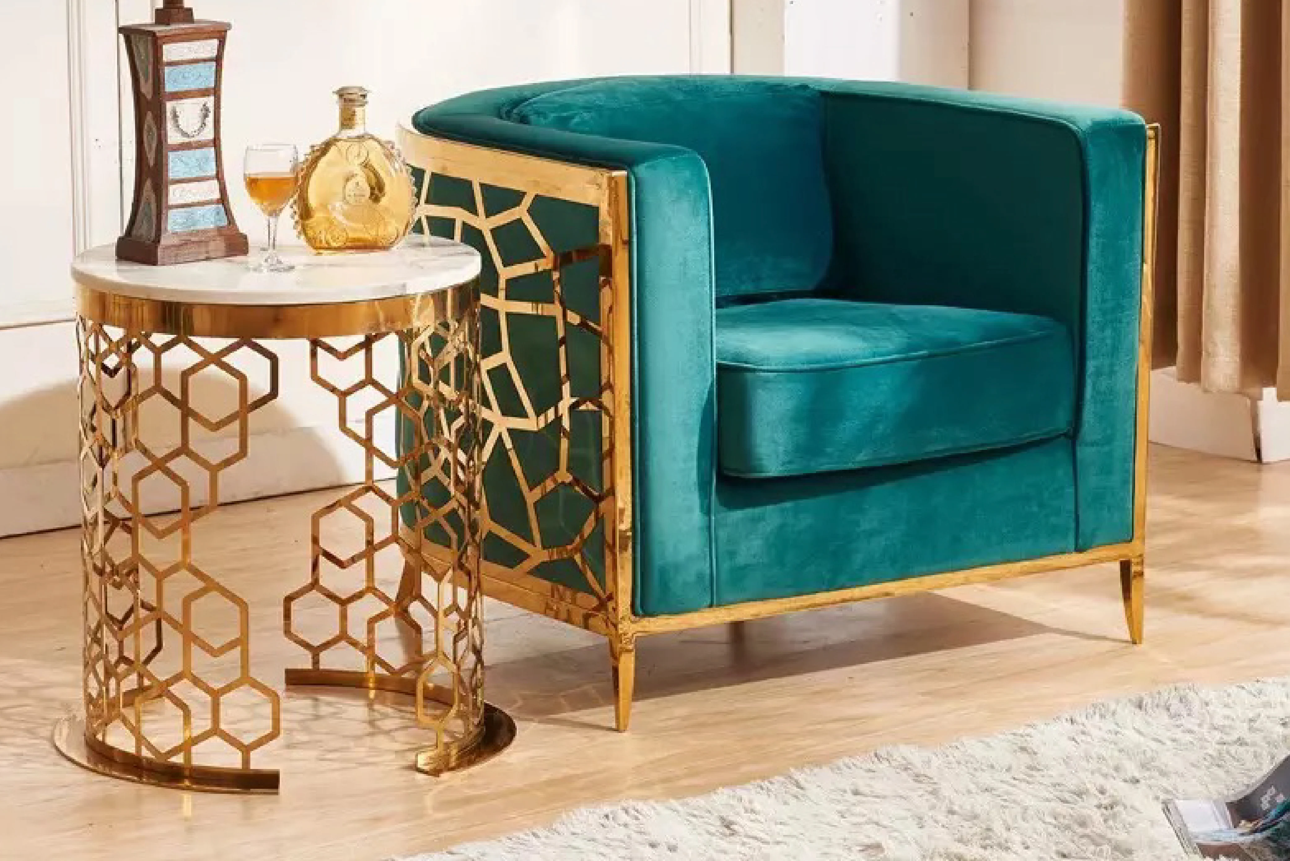 Harper Cage Accent Table - Image 4