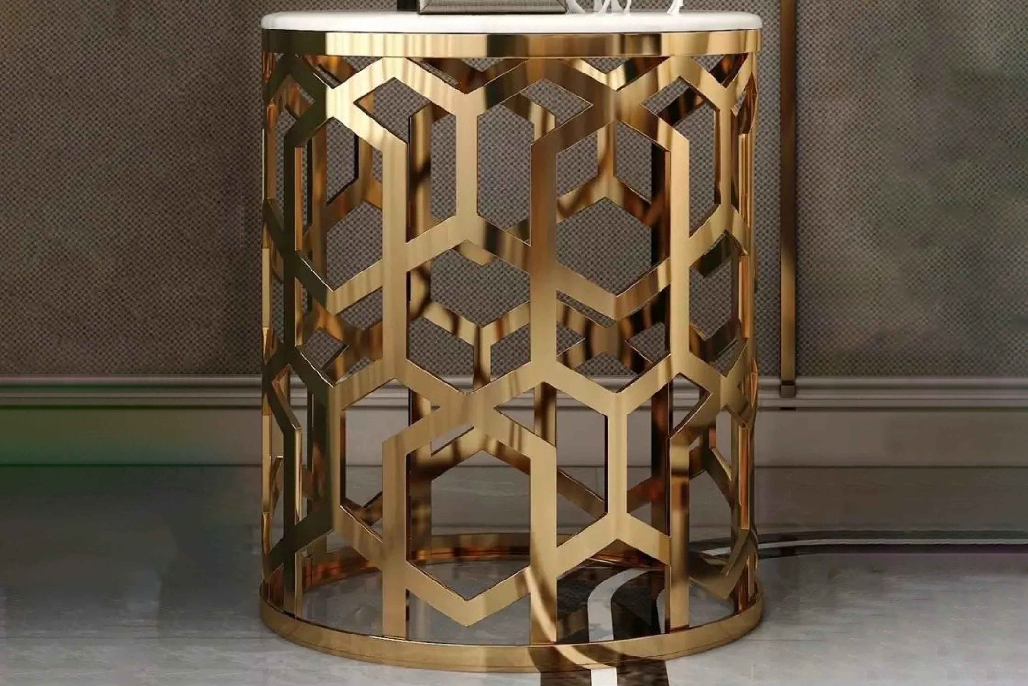 Harper Cage Accent Table - Image 7