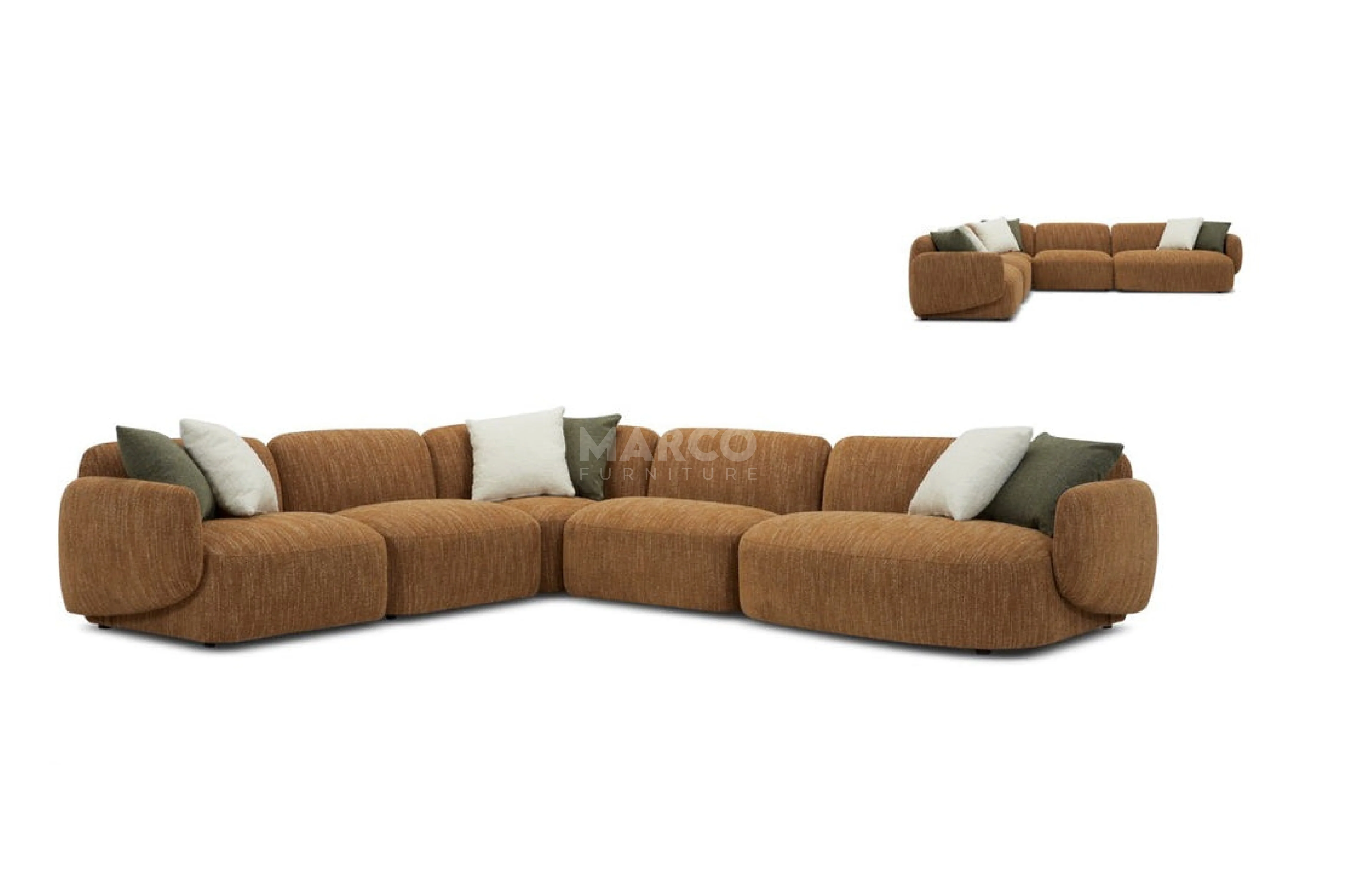 La Scala Modular Sectional Sofa – Deep Seat Lounge with Plush Arms - Image 9