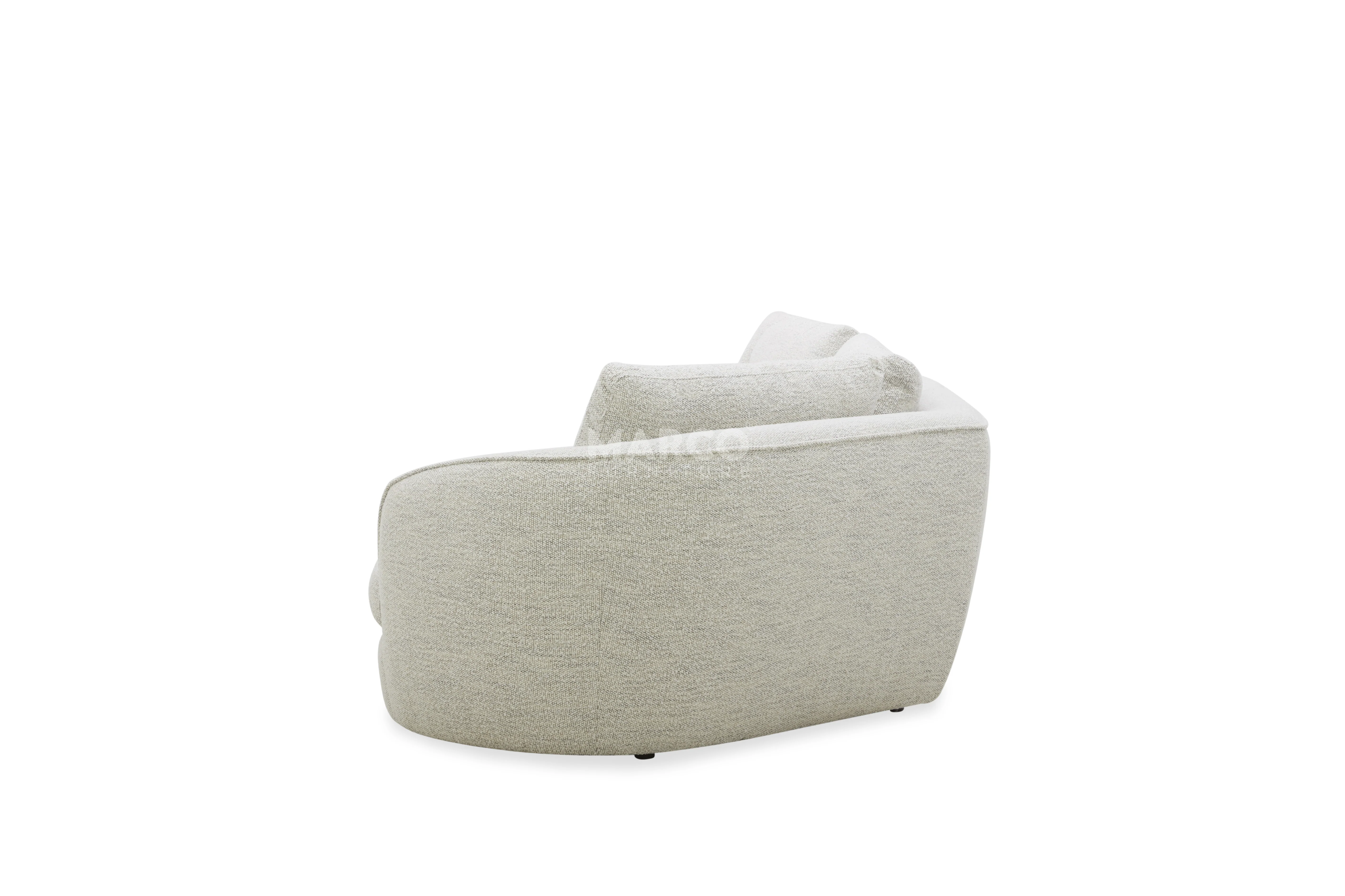Lagoon Fabric Chaise Lounge – Curved Corner Lounge with Cushions - Image 12