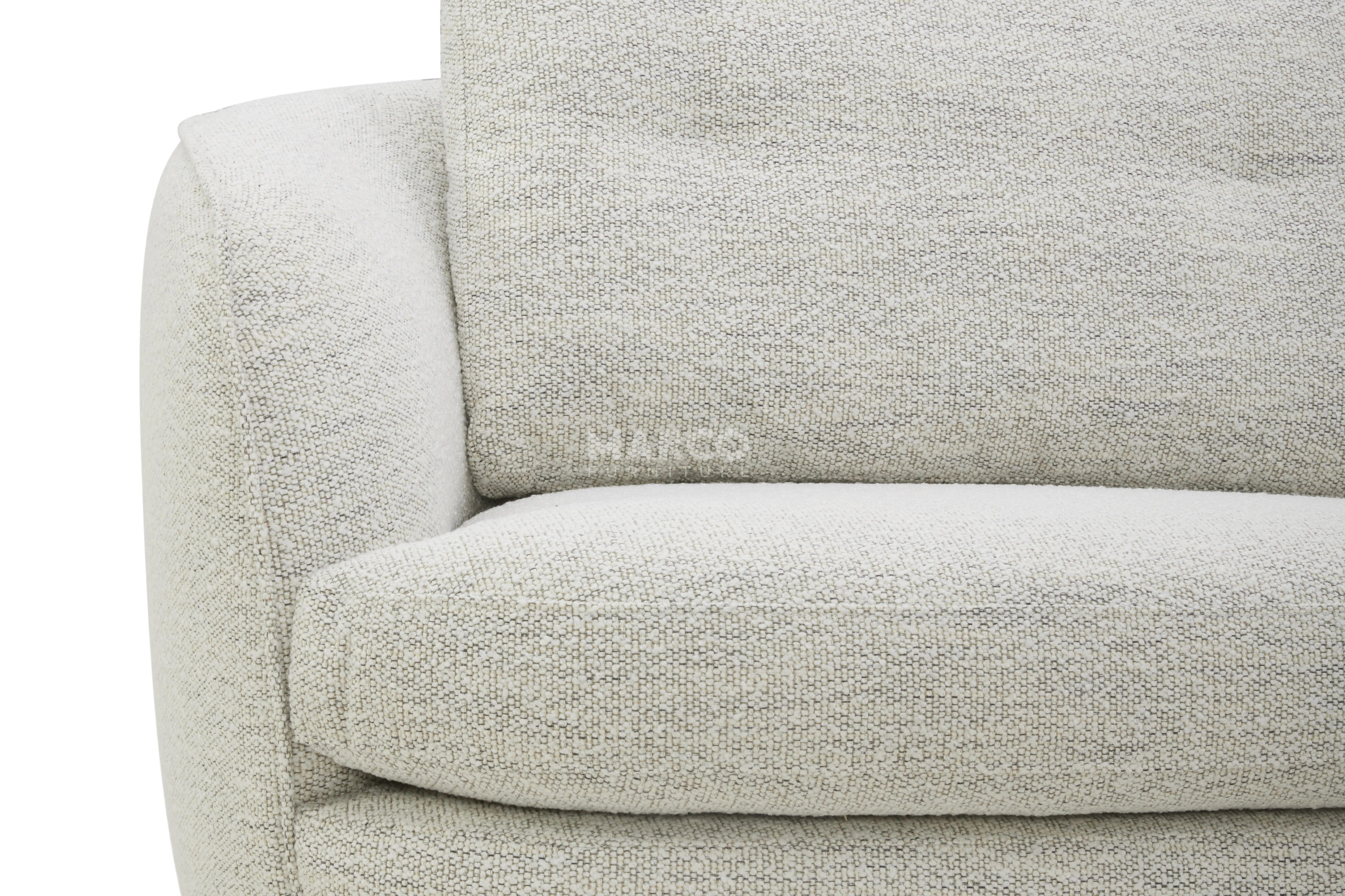 Lagoon Fabric Chaise Lounge – Curved Corner Lounge with Cushions - Image 17