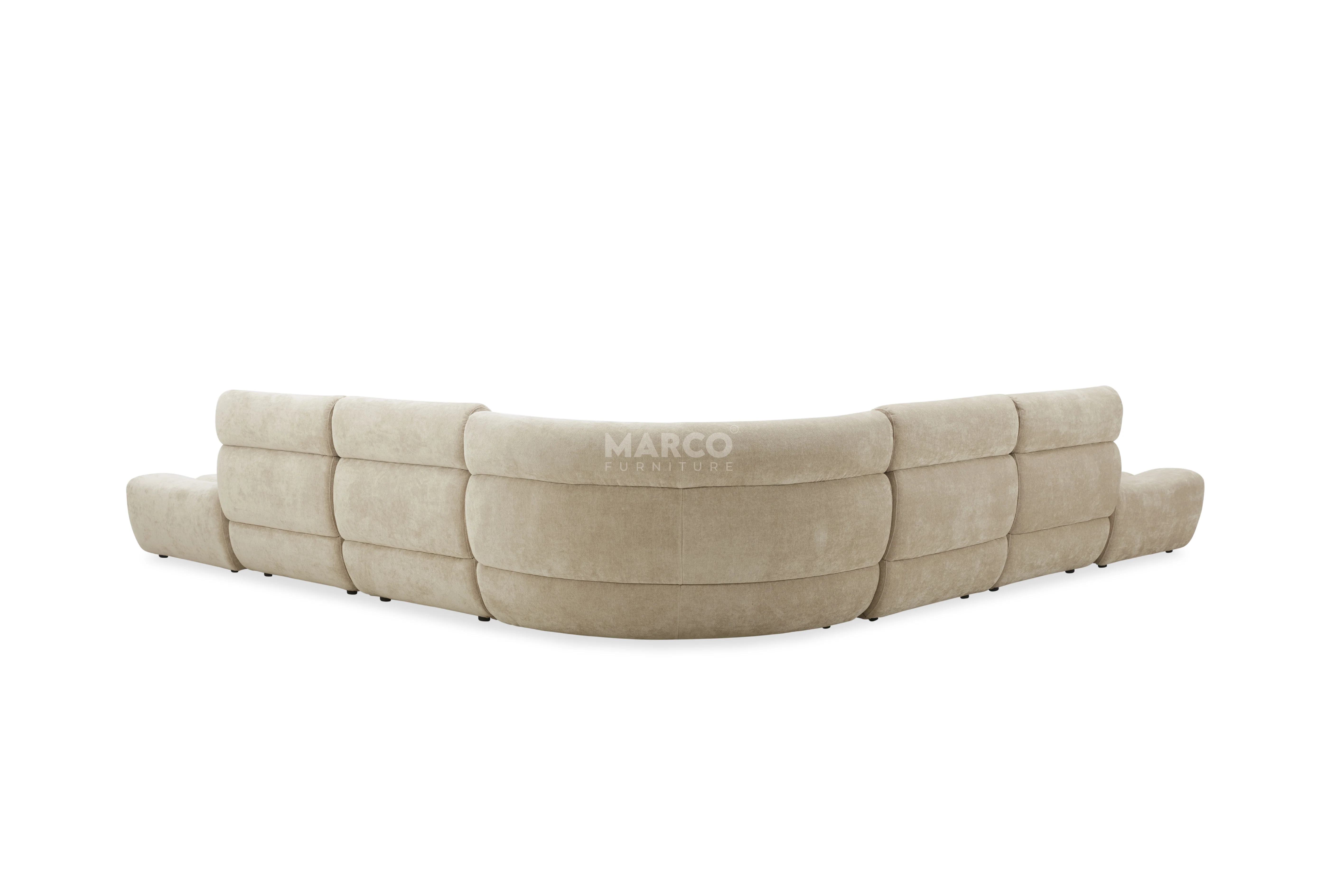 Manchester Corner Lounge Sofa with Ottomans – Modern Sectional Couch - Image 16
