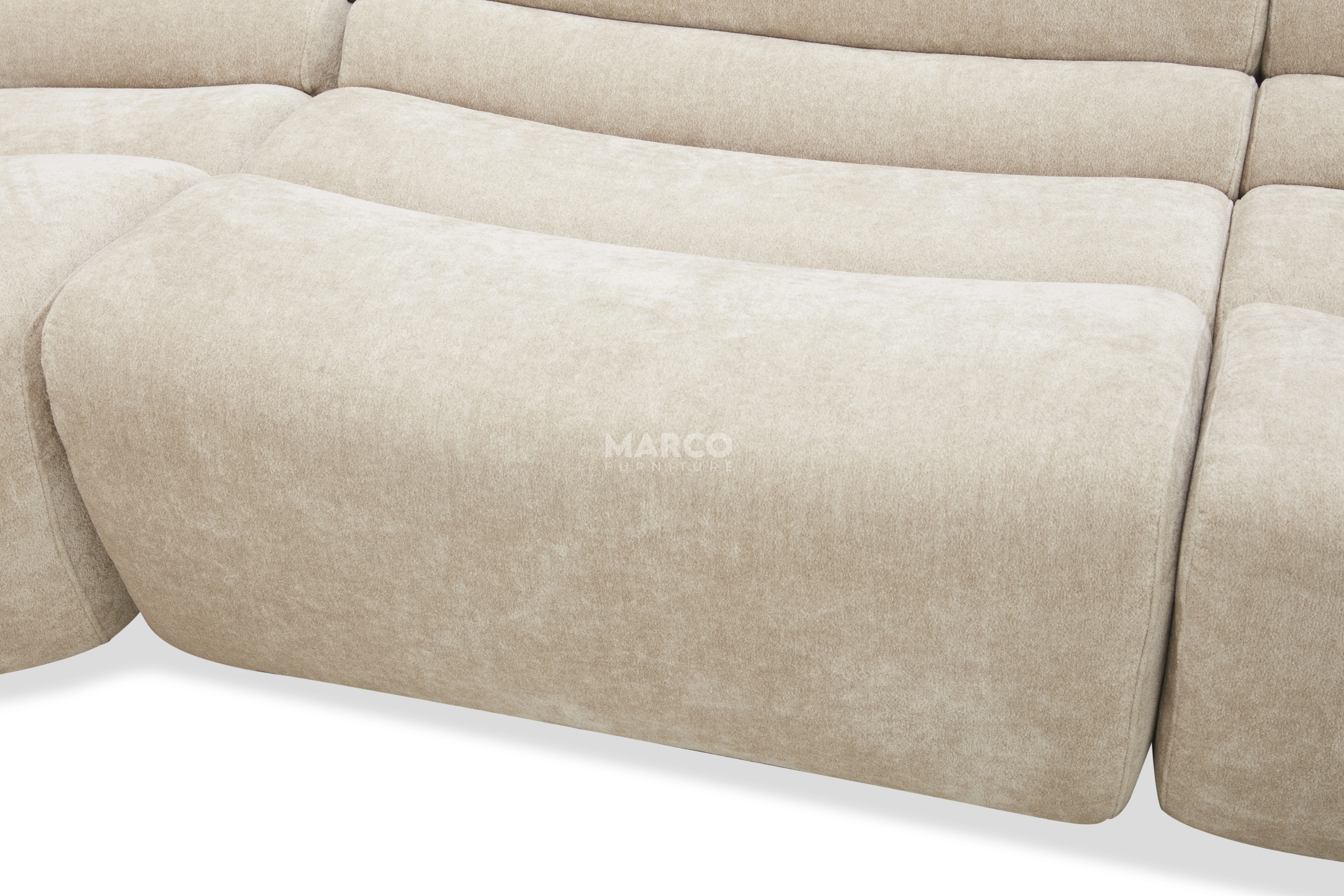 Manchester Corner Lounge Sofa with Ottomans – Modern Sectional Couch - Image 21