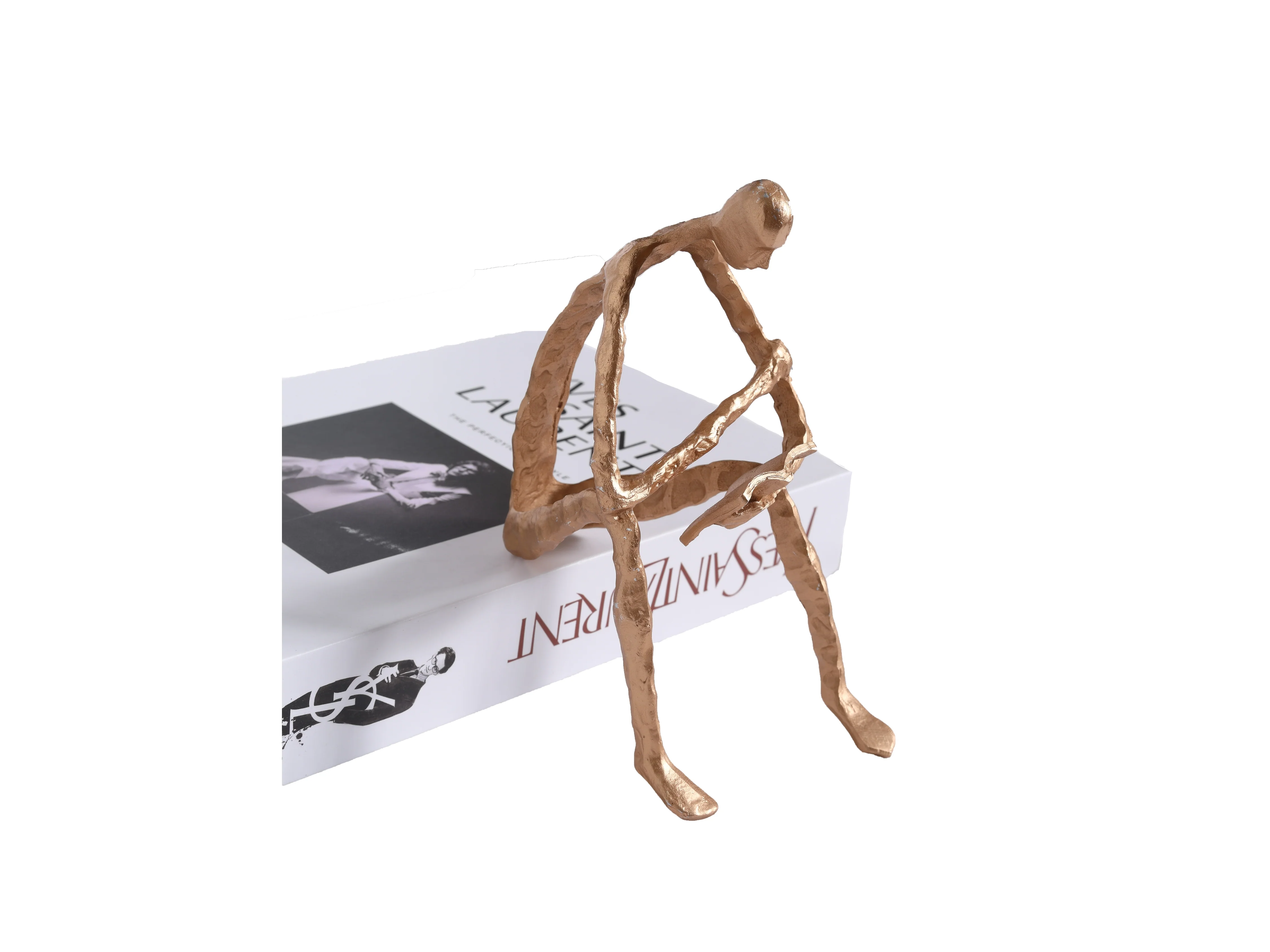 Nora Decorative Figurine β Modern Reading Sculpture - Image 11