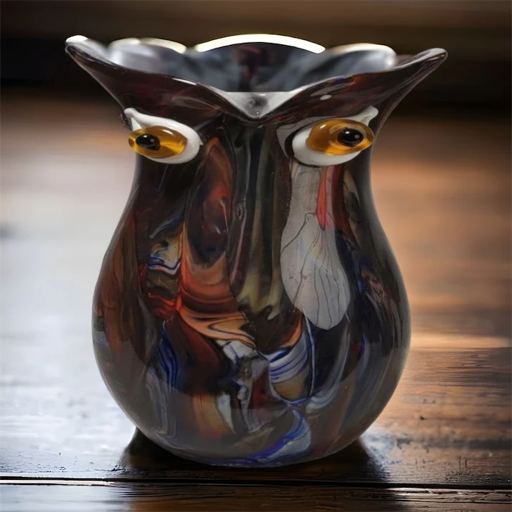 Pablo Picasso Vase Murano style Glass - Image 2