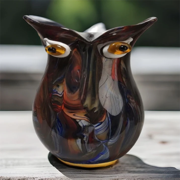 Pablo Picasso Vase Murano style Glass - Image 3