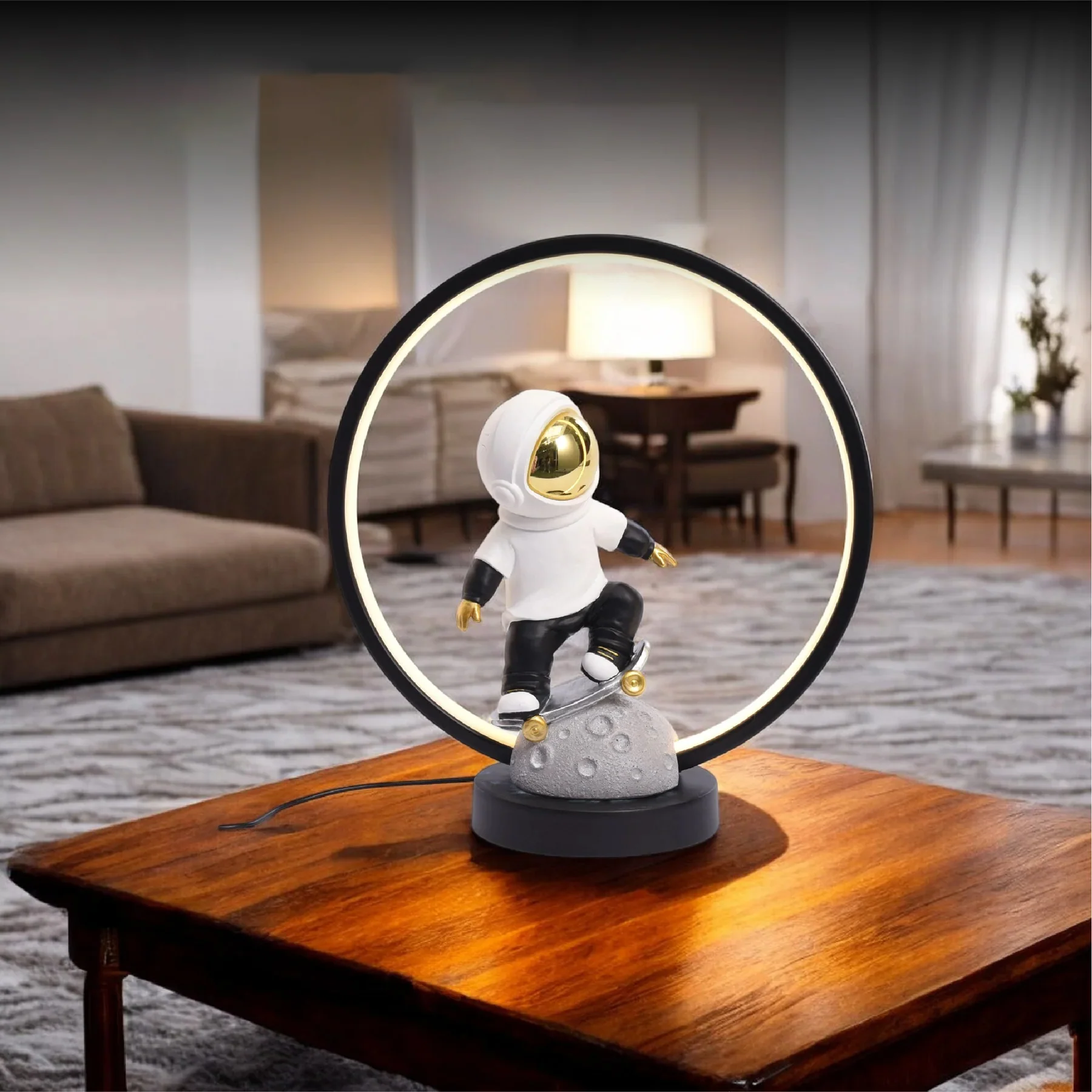 Resin Astronaut Table Lamp (Medium) - Image 2