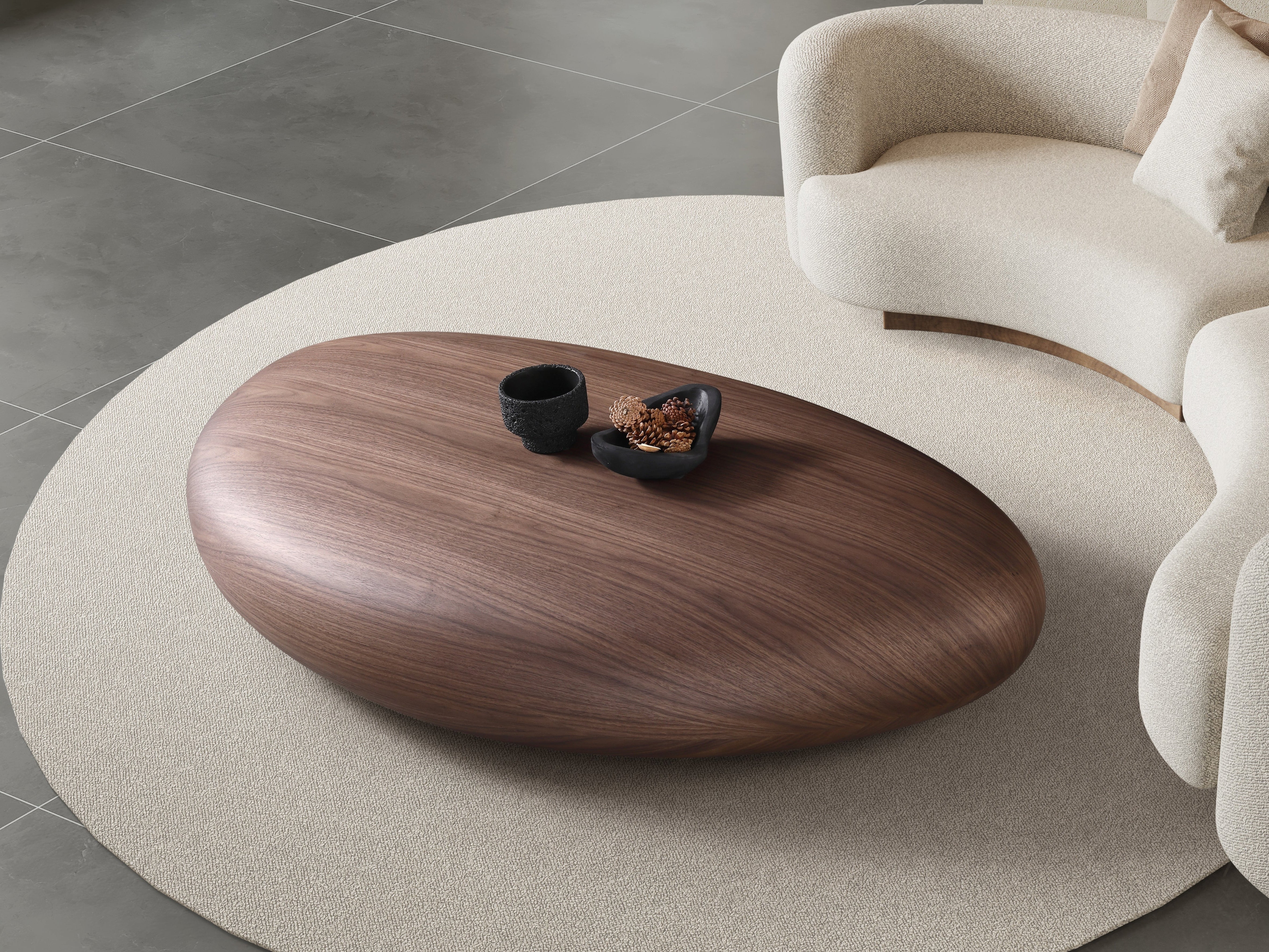 Venus Pebble Oval Coffee Table