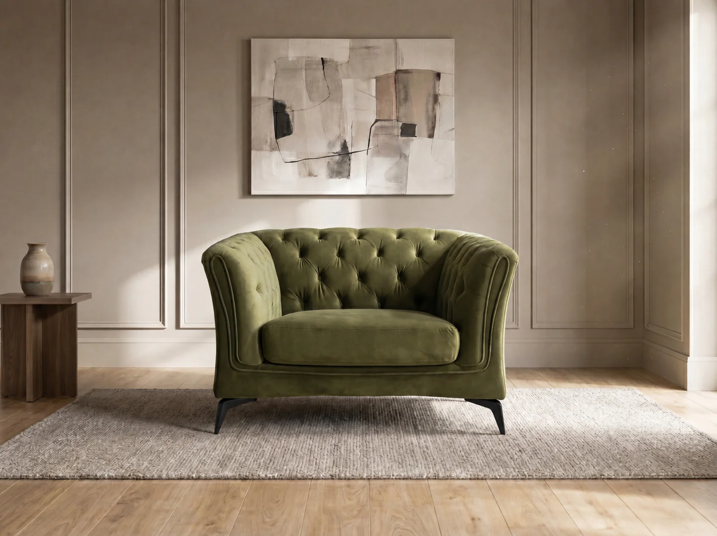 Winston Velvet Chesterfield Sofa - Image 3
