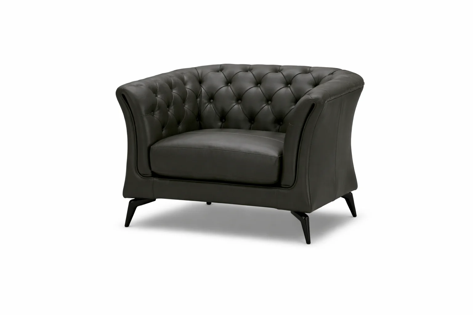 Winston Chesterfield Leather Sofa - Premium Leather Lounge - Image 8